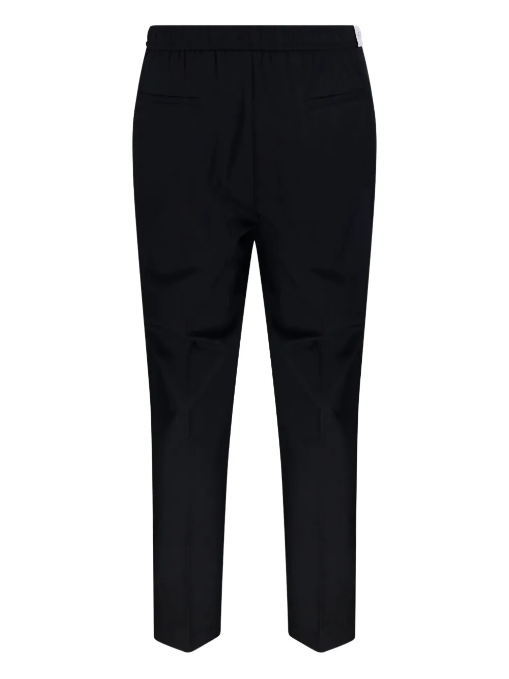 Entre Amis elasticated-waist pleated trousers | Black | Image 1