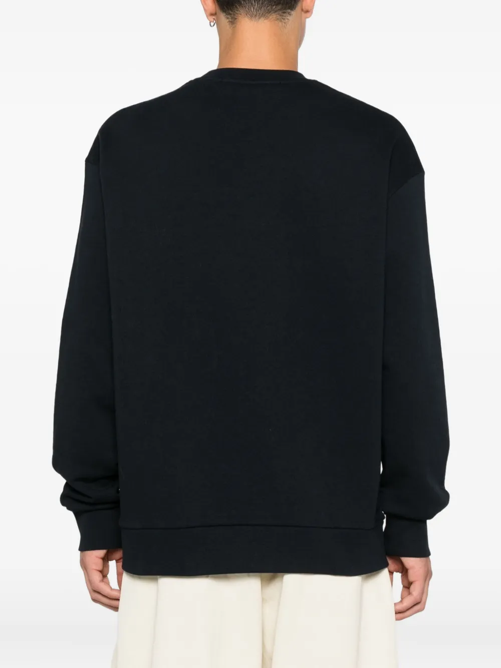 Karl Lagerfeld Jeans Sweater met geborduurd logo Blauw