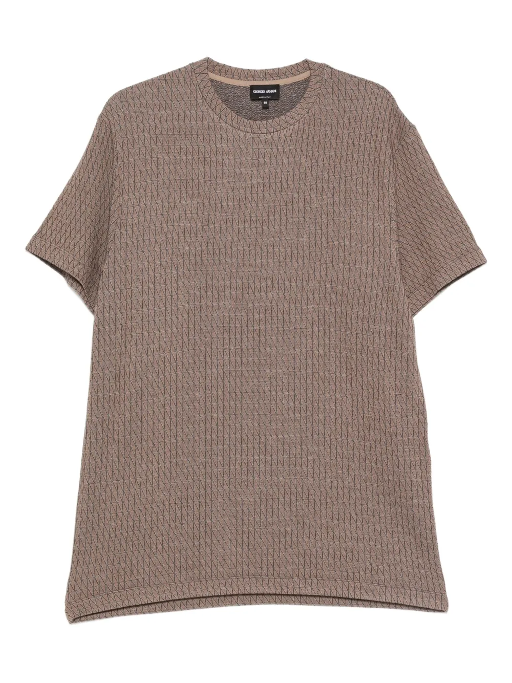 Giorgio Armani patterned T-shirt | Brown | Image 1