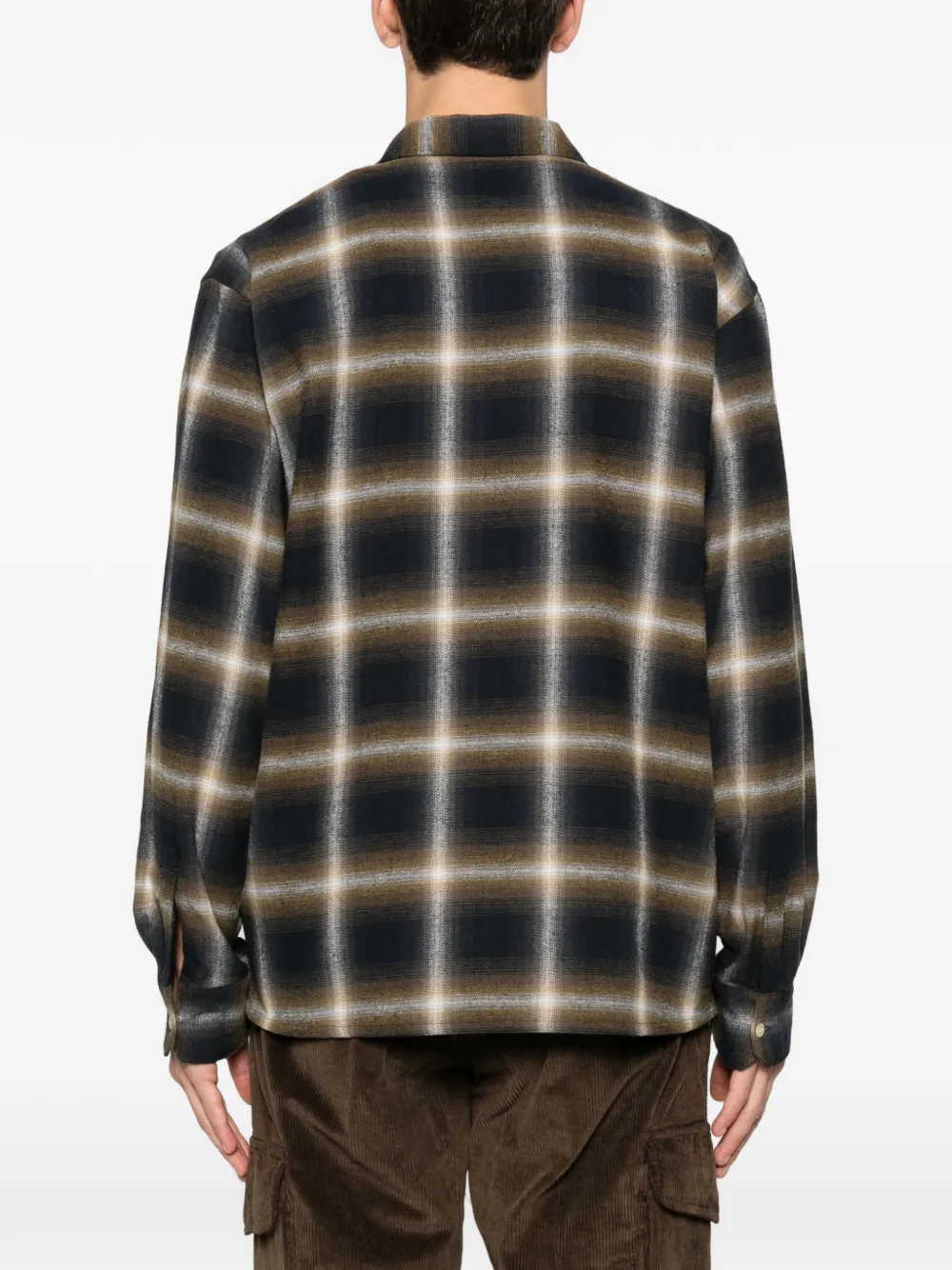 Second / Layer Logan Buttoned Check Shirt In Pattern