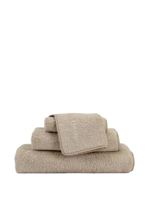 Frette terry trim towels set