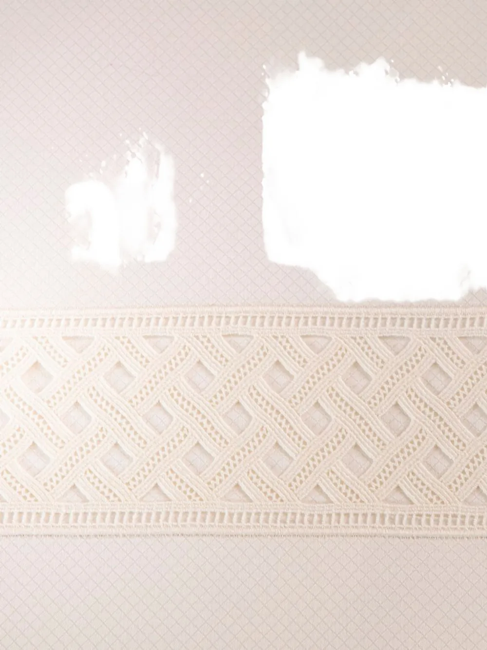 Frette Lozenge Lace Bedding In Neutral