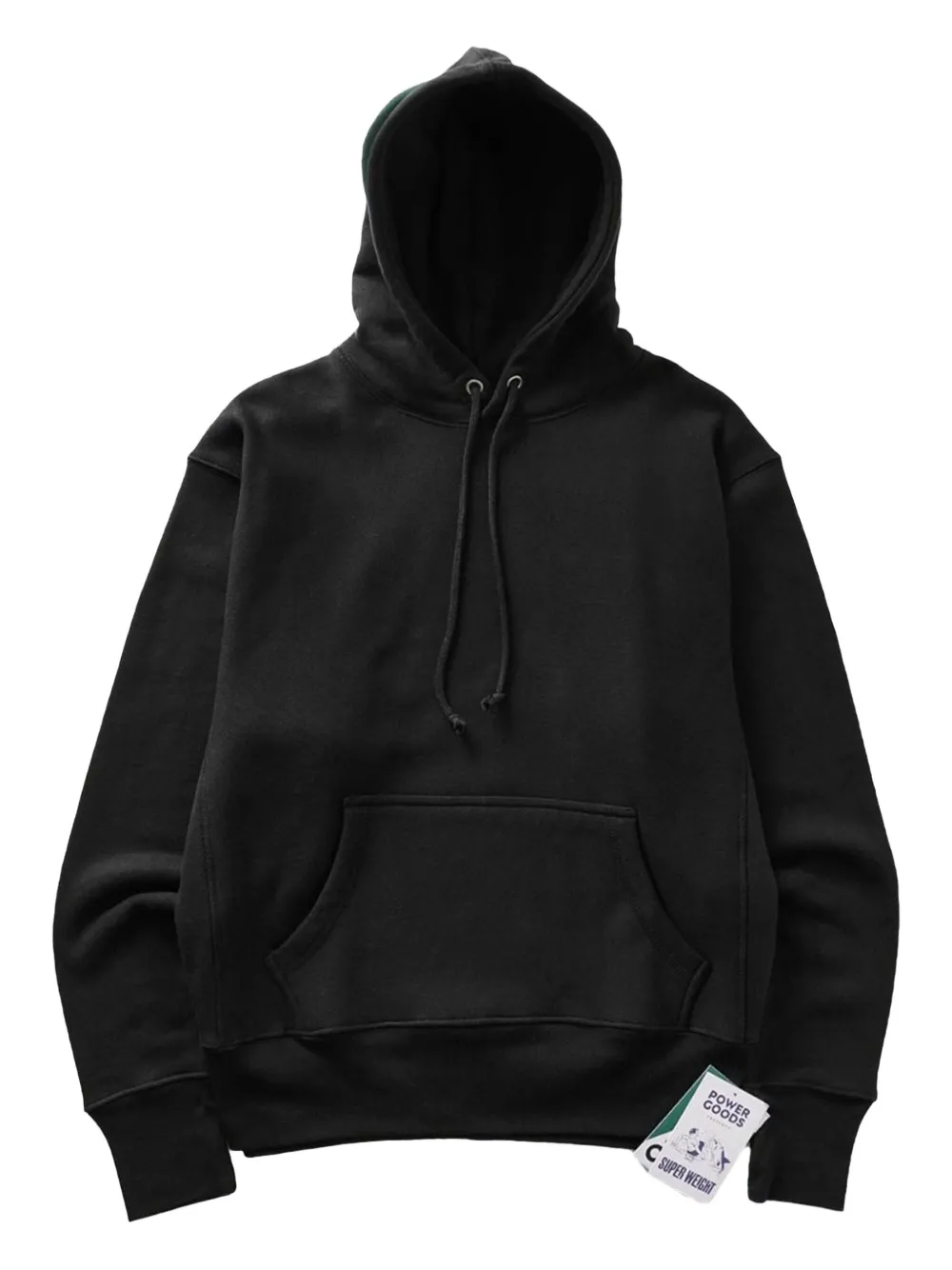 Power Goods Drawstring Hooded Sweatshirt In Black