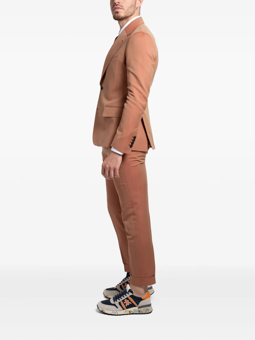 Reveres 1949 Broek met cuffs - Oranje