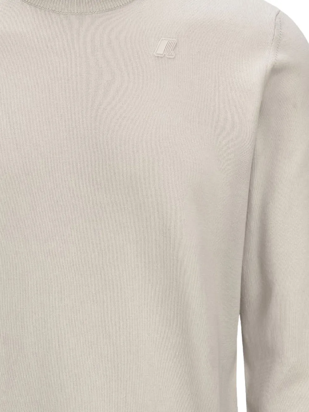 K-Way Sebastien geribbelde katoenen trui - Beige