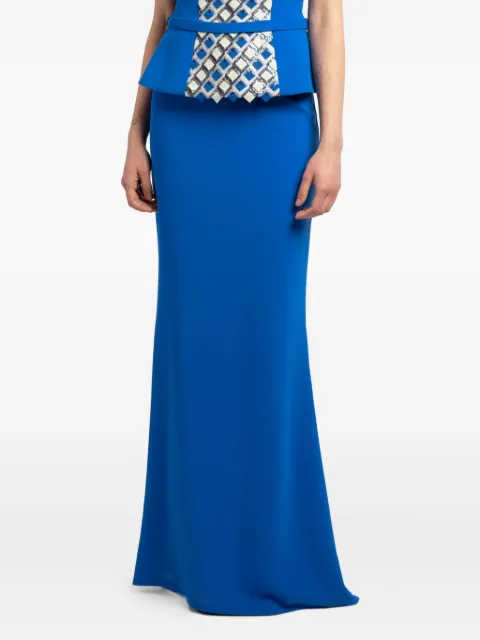 Maestri halter-neck maxi dress