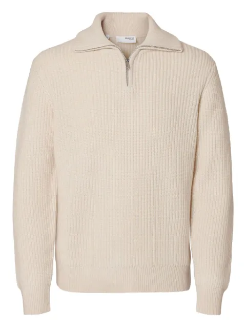 SELECTED jersey con media cremallera