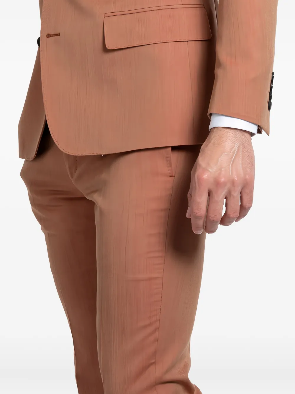 Reveres 1949 Buttoned Blazer In Orange