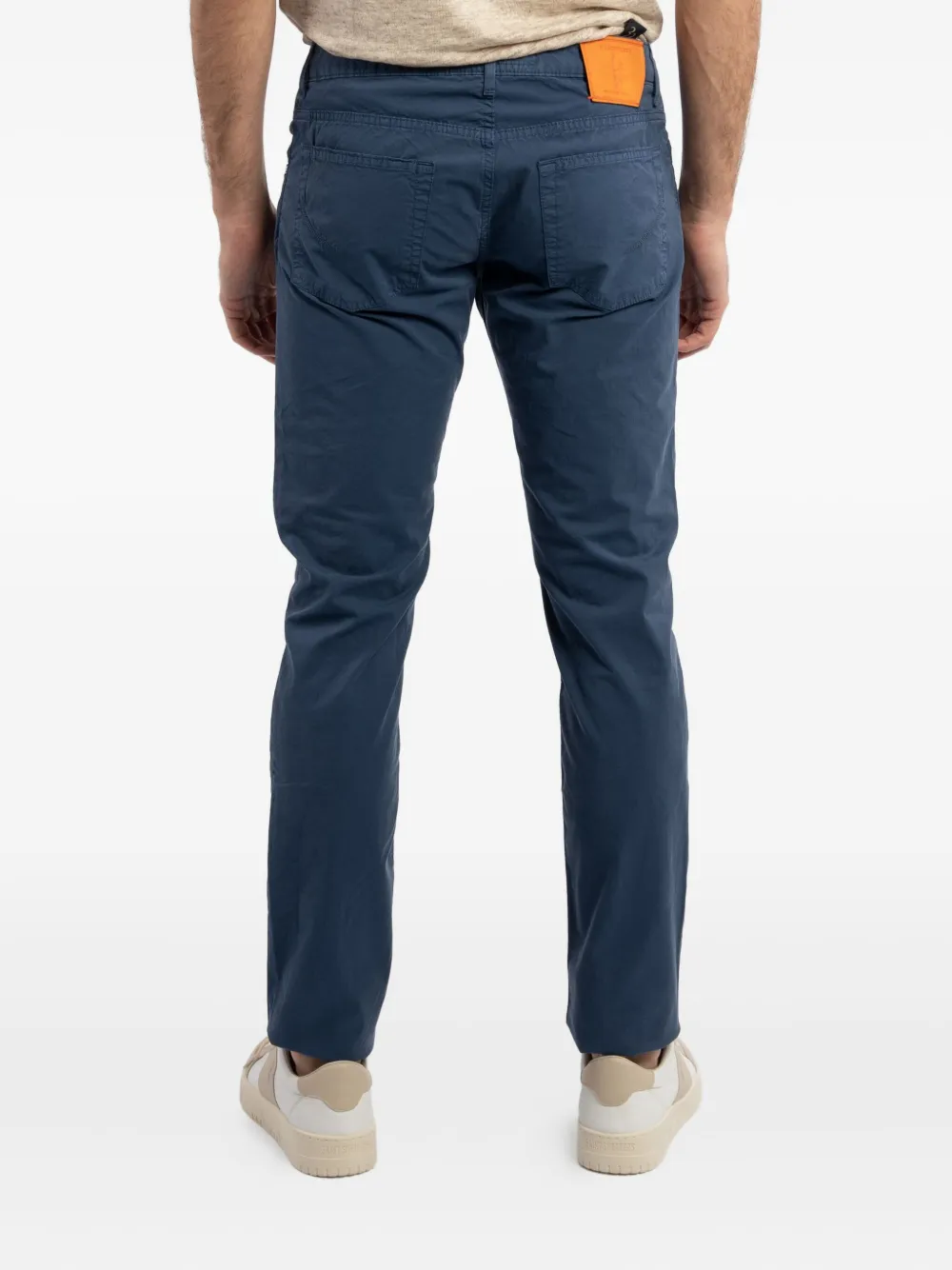 Hand Picked Five-pocket Trousers In Blue