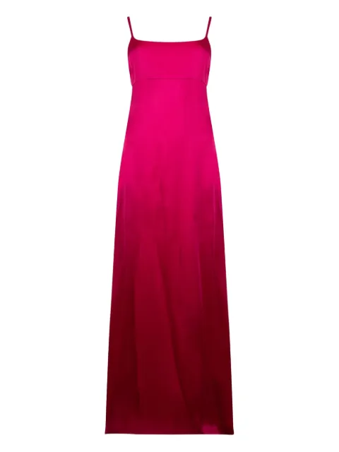 Max Mara square-neckline bow maxi dress