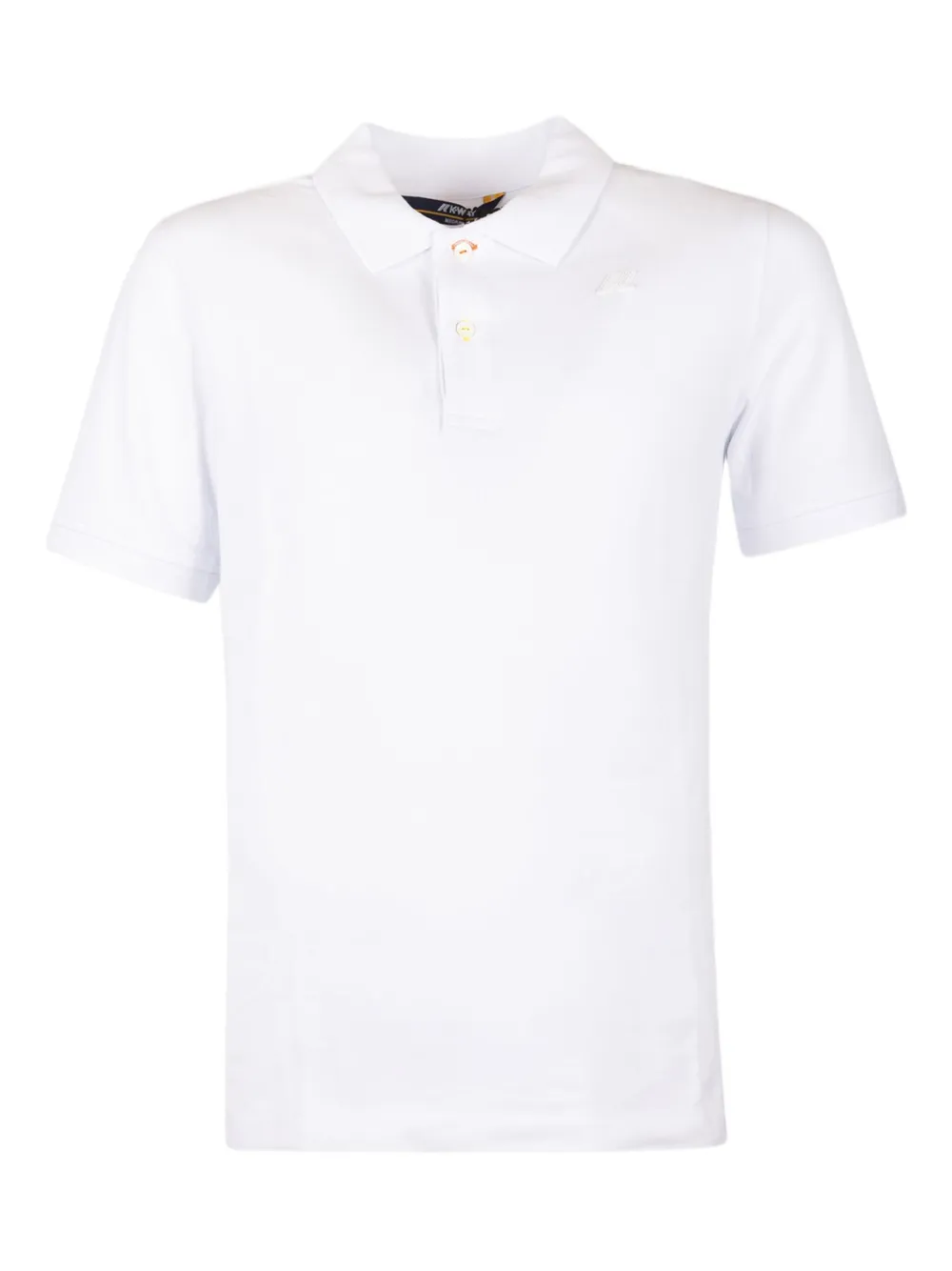 K-Way Polo in cotone con ricamo logo - Bianco