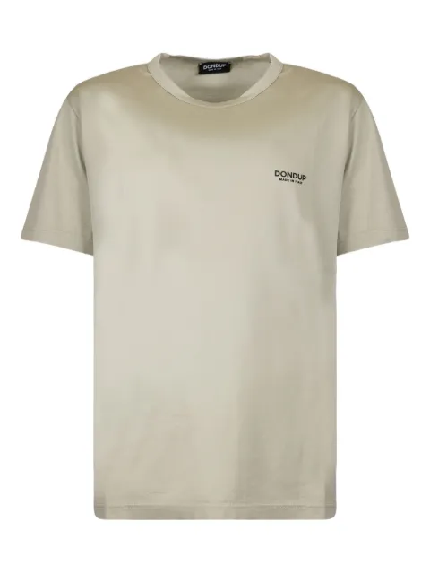 DONDUP logo-embroidery crew neck t-shirt