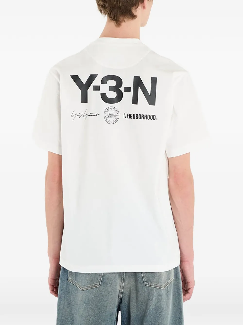 Y-3 x Neighborhood T-shirt Wit