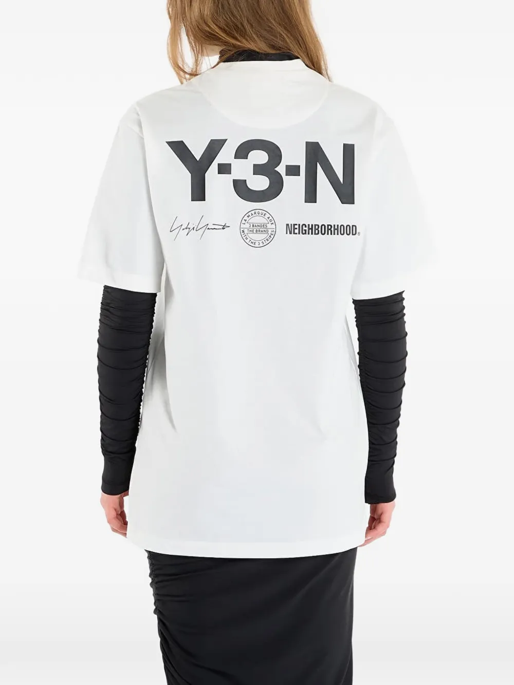 Y-3 x Neighborhood T-shirt Wit