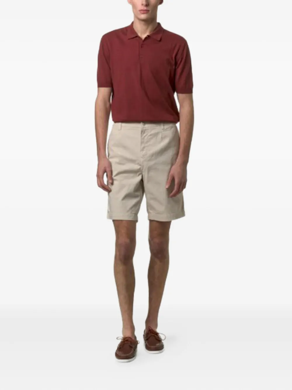 K-Way Shorts met elastische taille - Beige