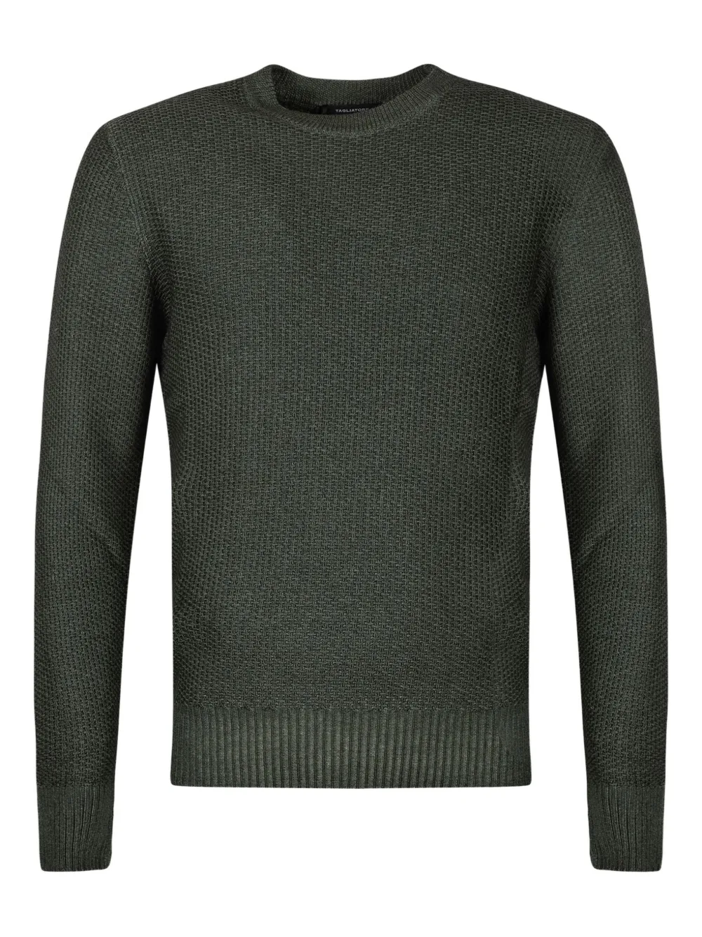 Tagliatore Round-neck Sweater In Green