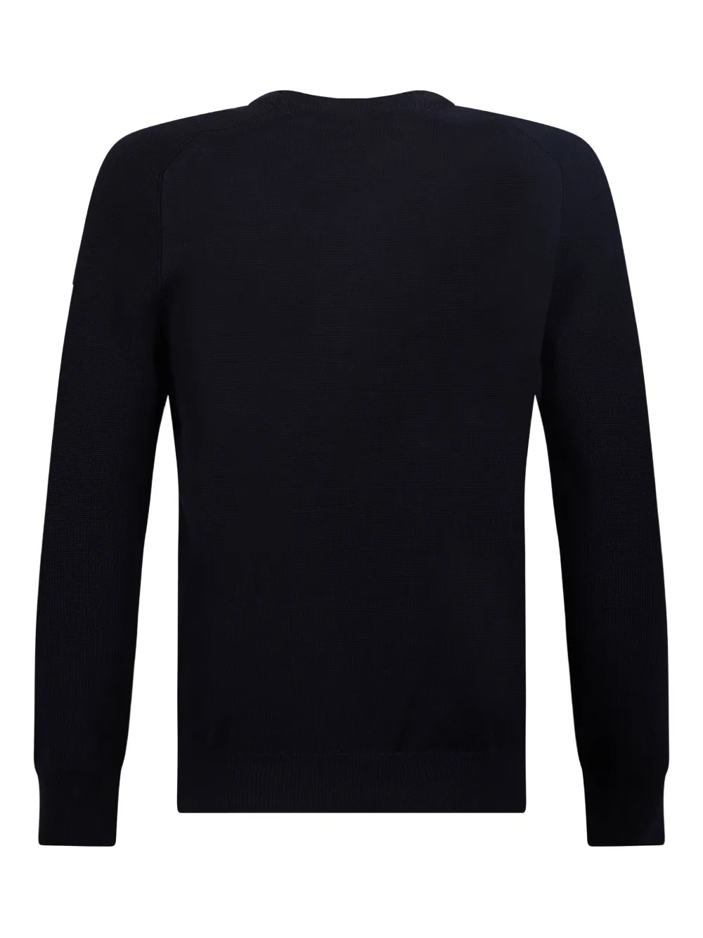 Gran Sasso Geribbelde trui met ronde hals - Blauw