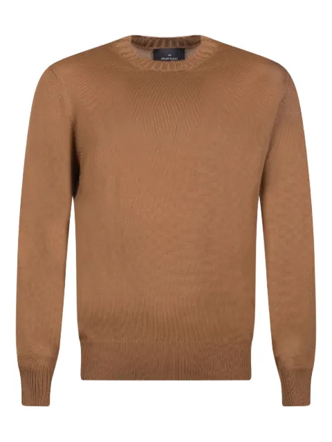 Gran Sasso crew-neck cotton sweater