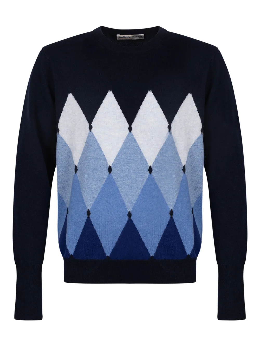 Ballantyne pull à motif de losanges | bleu | Image 1