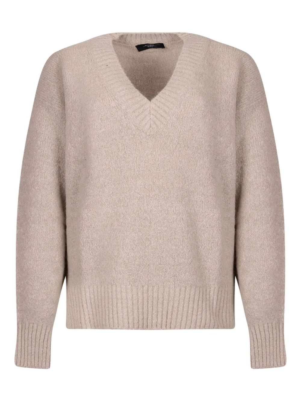 Weekend Max Mara V-neck Sweater In Neutral