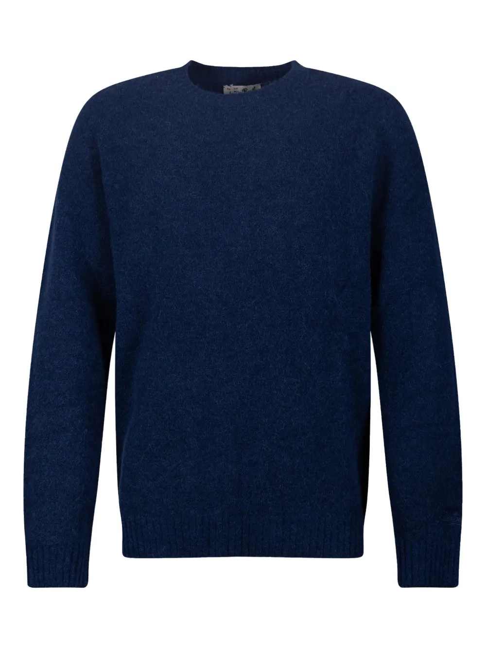 MC2 Saint Barth pull col rond torsades Ami de Coeur | bleu | Image 1