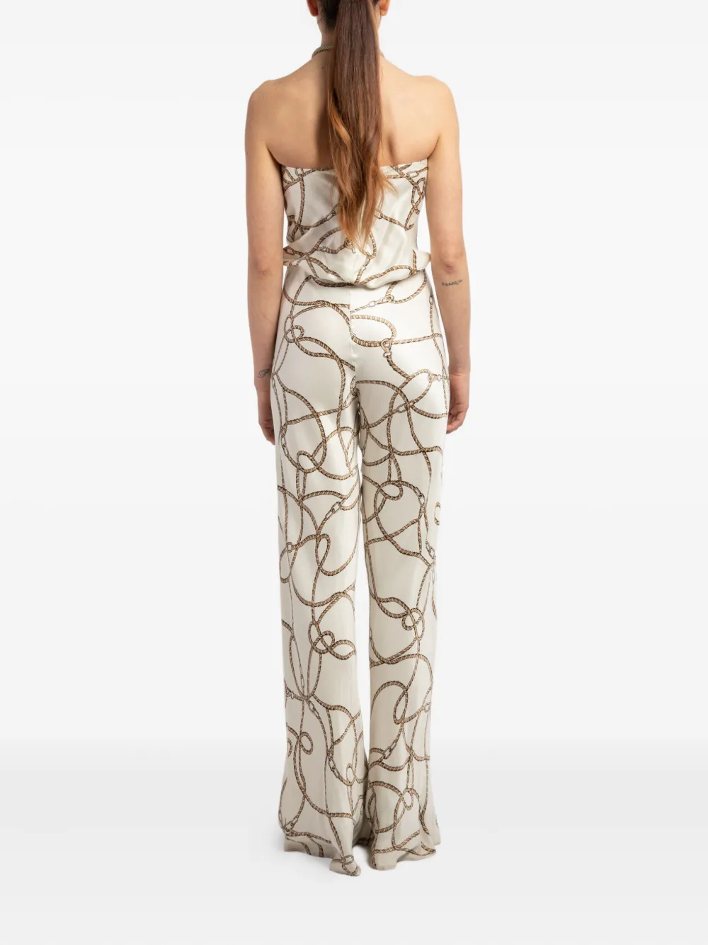 Chain-Print Trousers