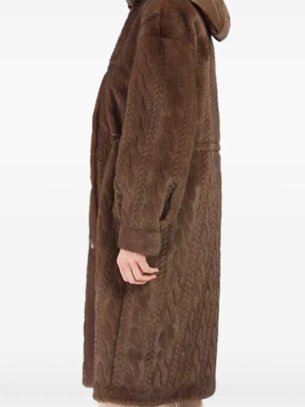 Derhy Riverdale hooded button coat | Single Breasted Coats | Image 2