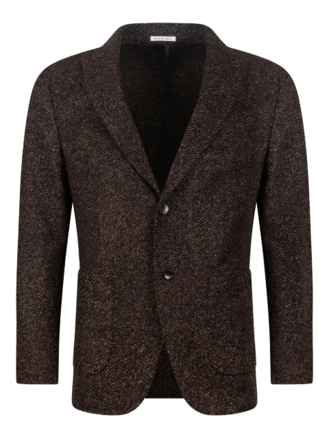 BRERAS MILANO blazer con botones y motivo pied de poule