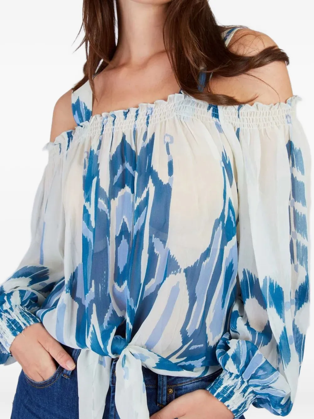 Derhy Long-sleeves Blouse In Multi