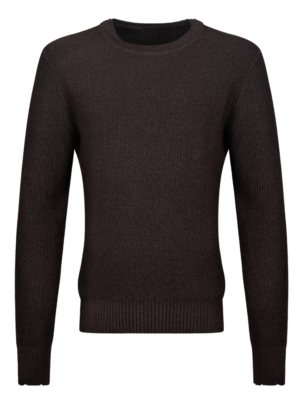 Tagliatore Trui met ronde hals Bruin