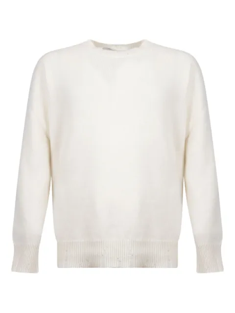 AMARANTO  distressed sweater
