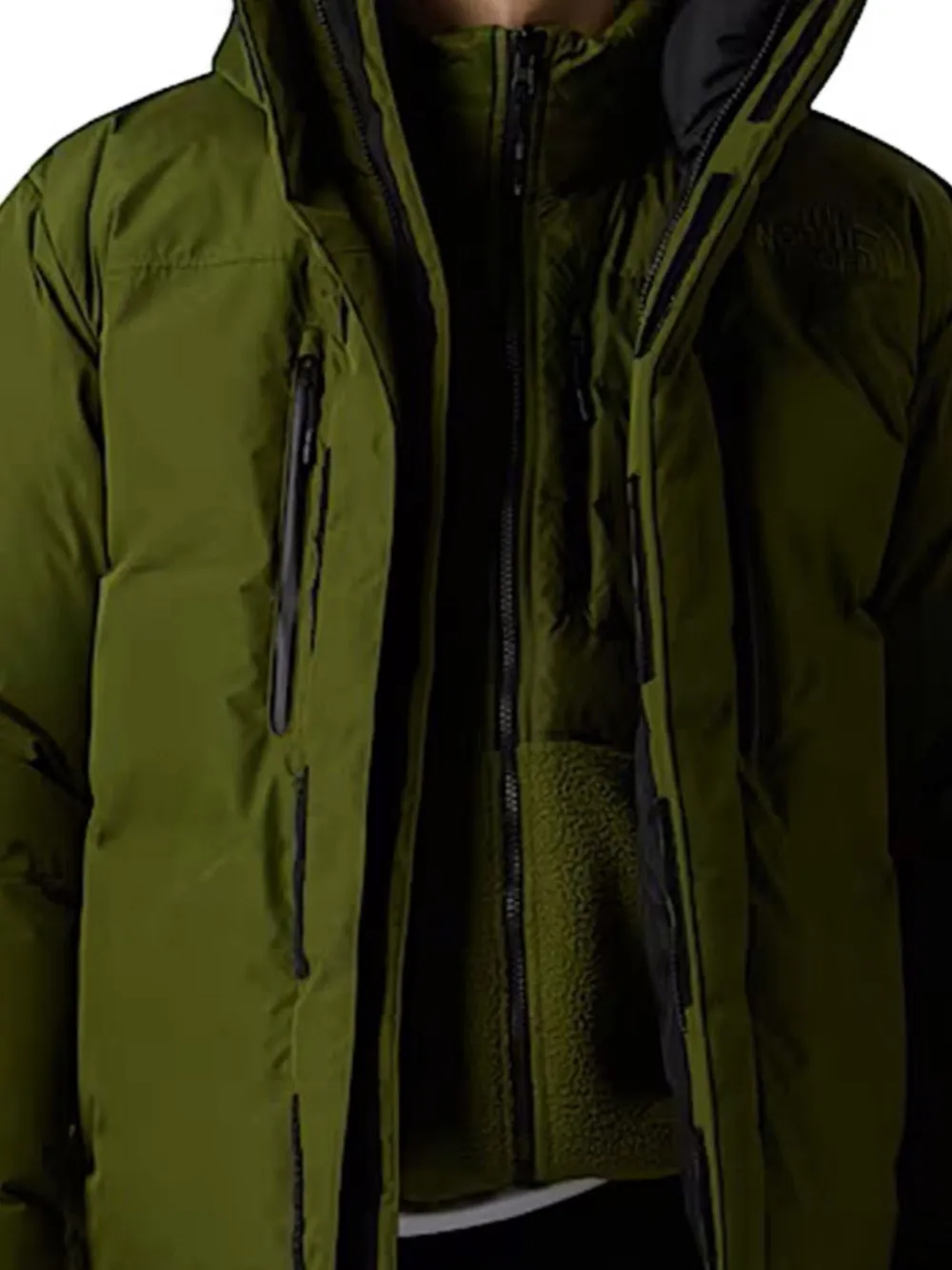 The North Face Jack met lange mouwen Groen