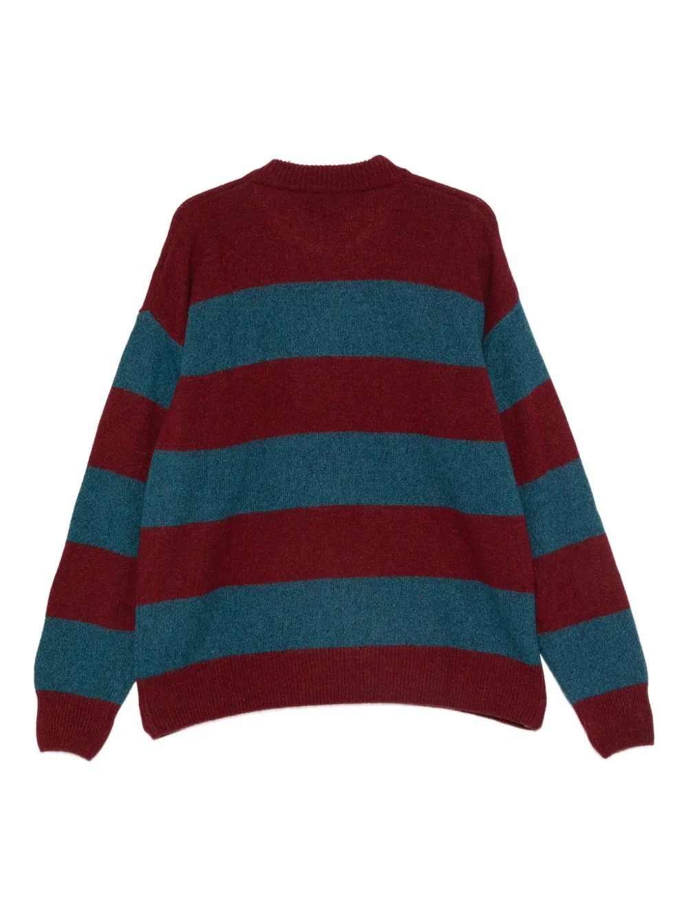 AMISH striped sweater - Rood