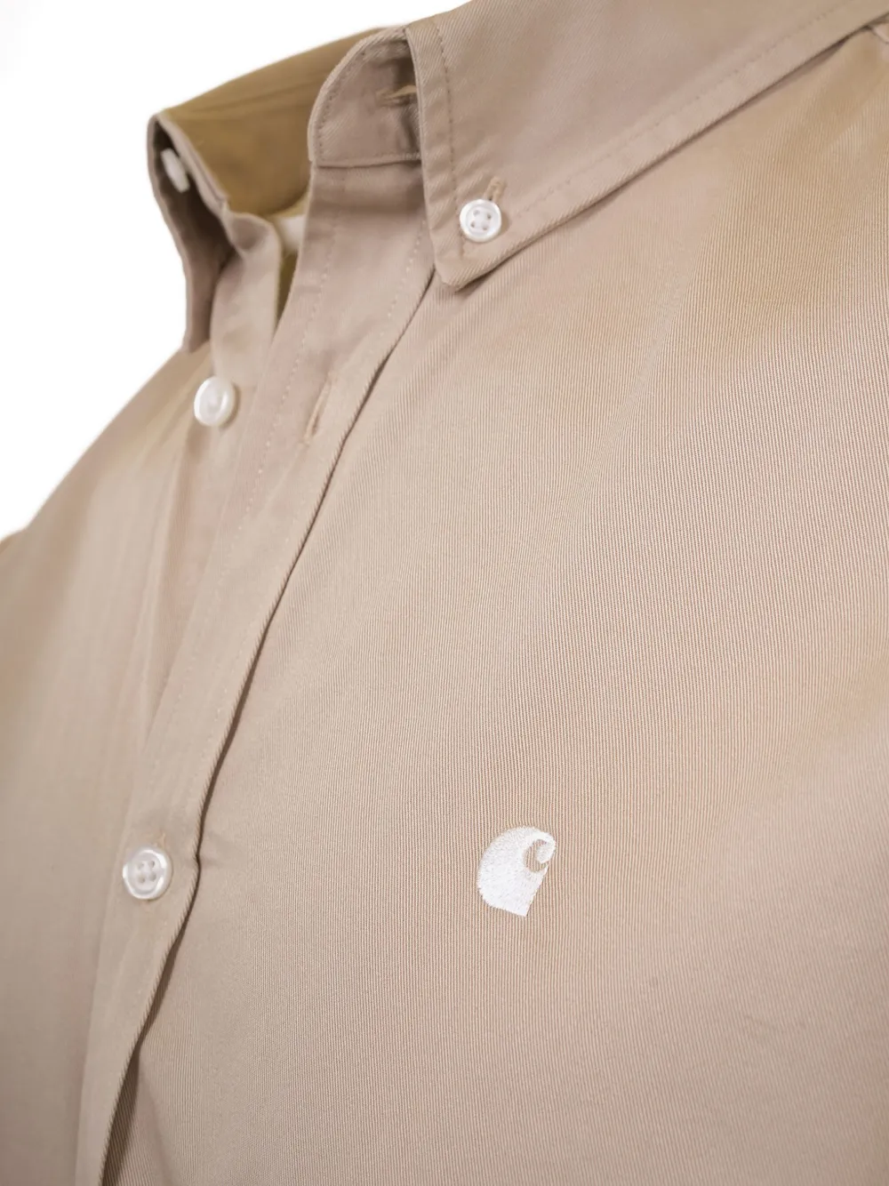 Carhartt Madison Logo Shirt In Neutral