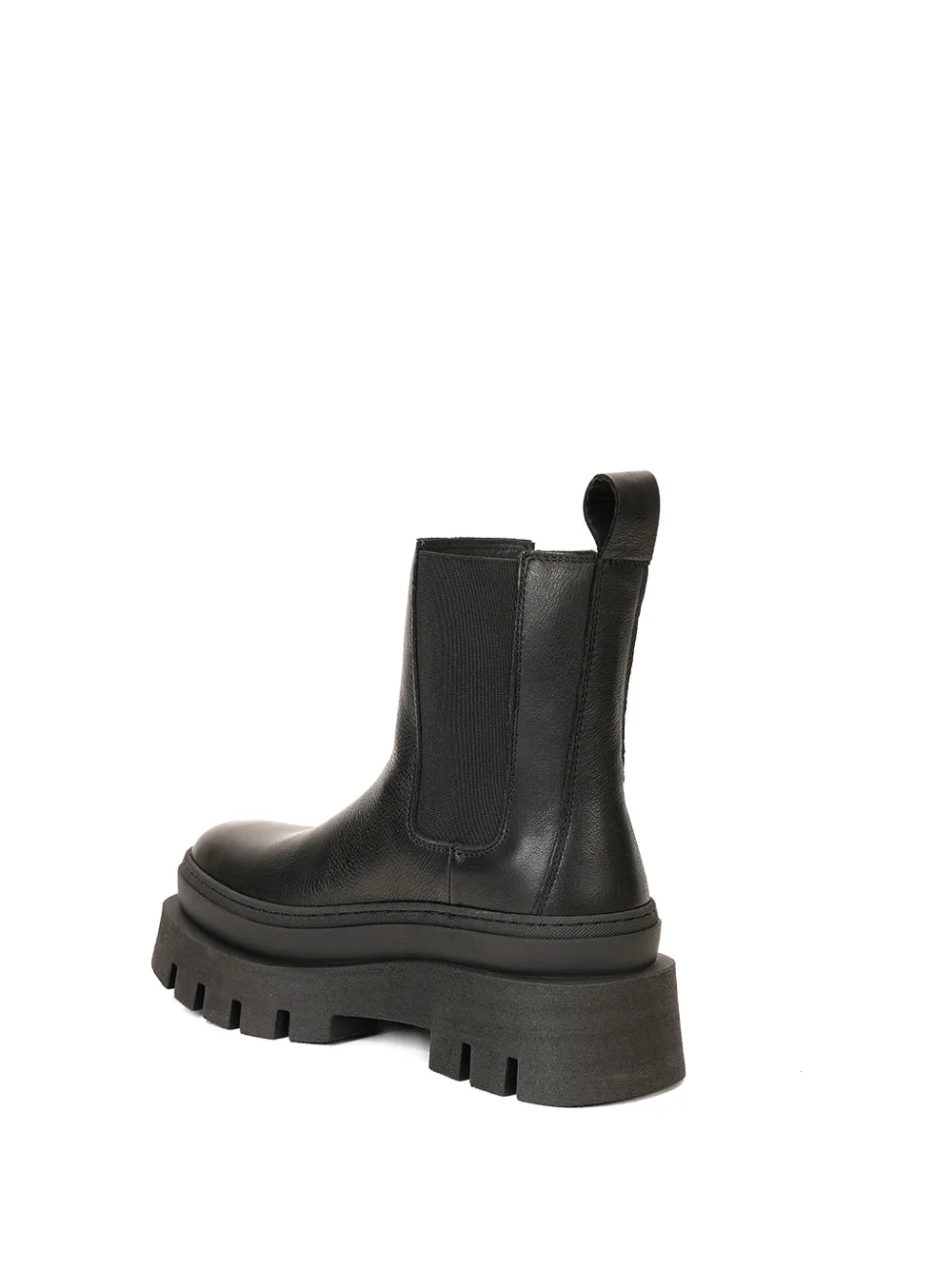 Copenhagen Studios Enkellaarzen met logoprint Zwart