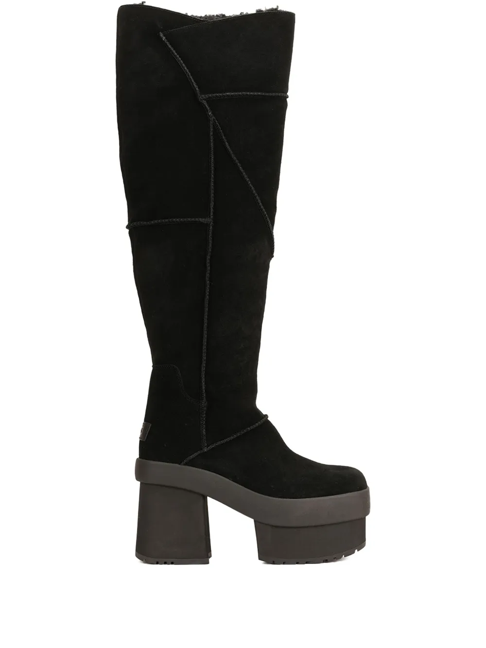 Ugg 100mm Platform Boots In Black