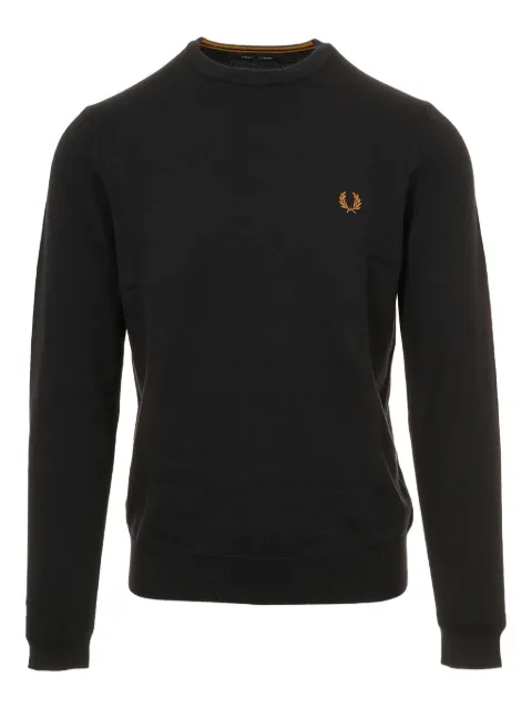 Fred Perry suéter con cuello redondo y detalle del logo