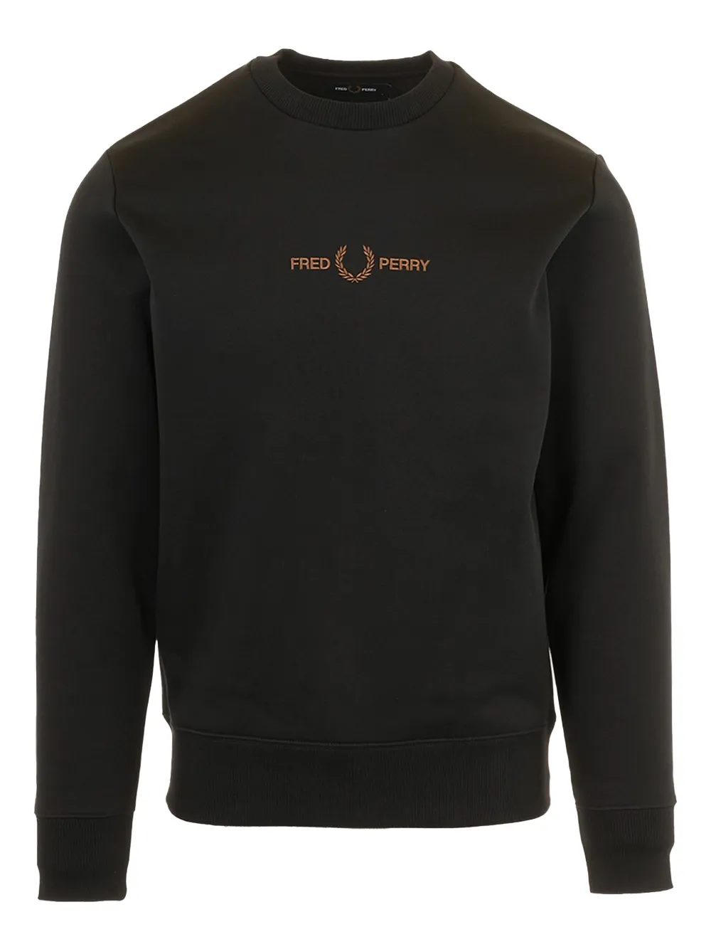Fred Perry sudadera con bordado | negro | Image 1