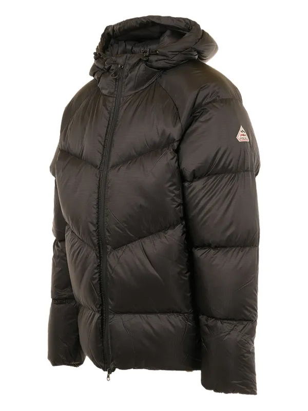 Pyrenex Helium hooded-padded Jacket Black FARFETCH NO