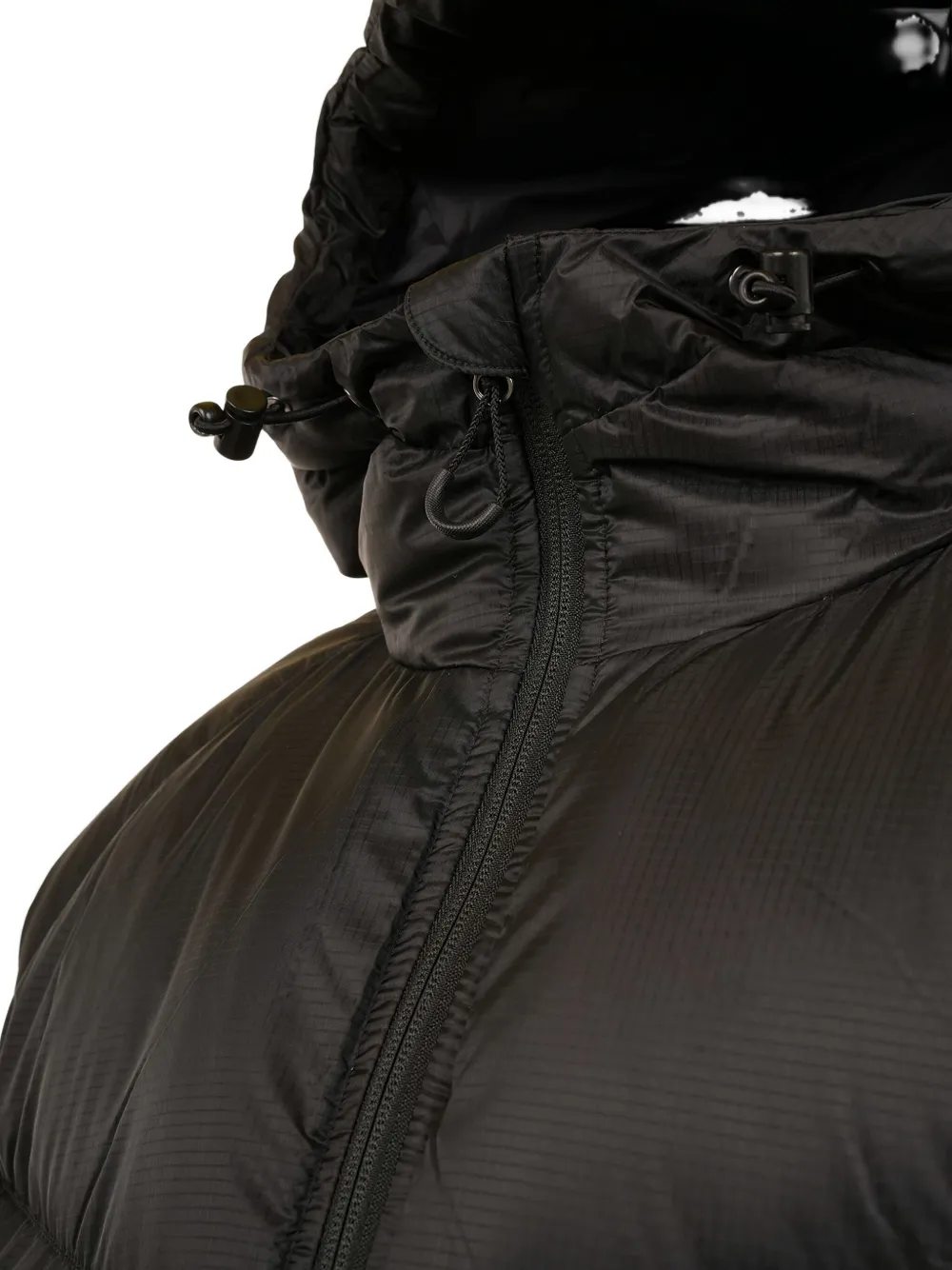 Pyrenex Helium Hooded-padded Jacket In Black