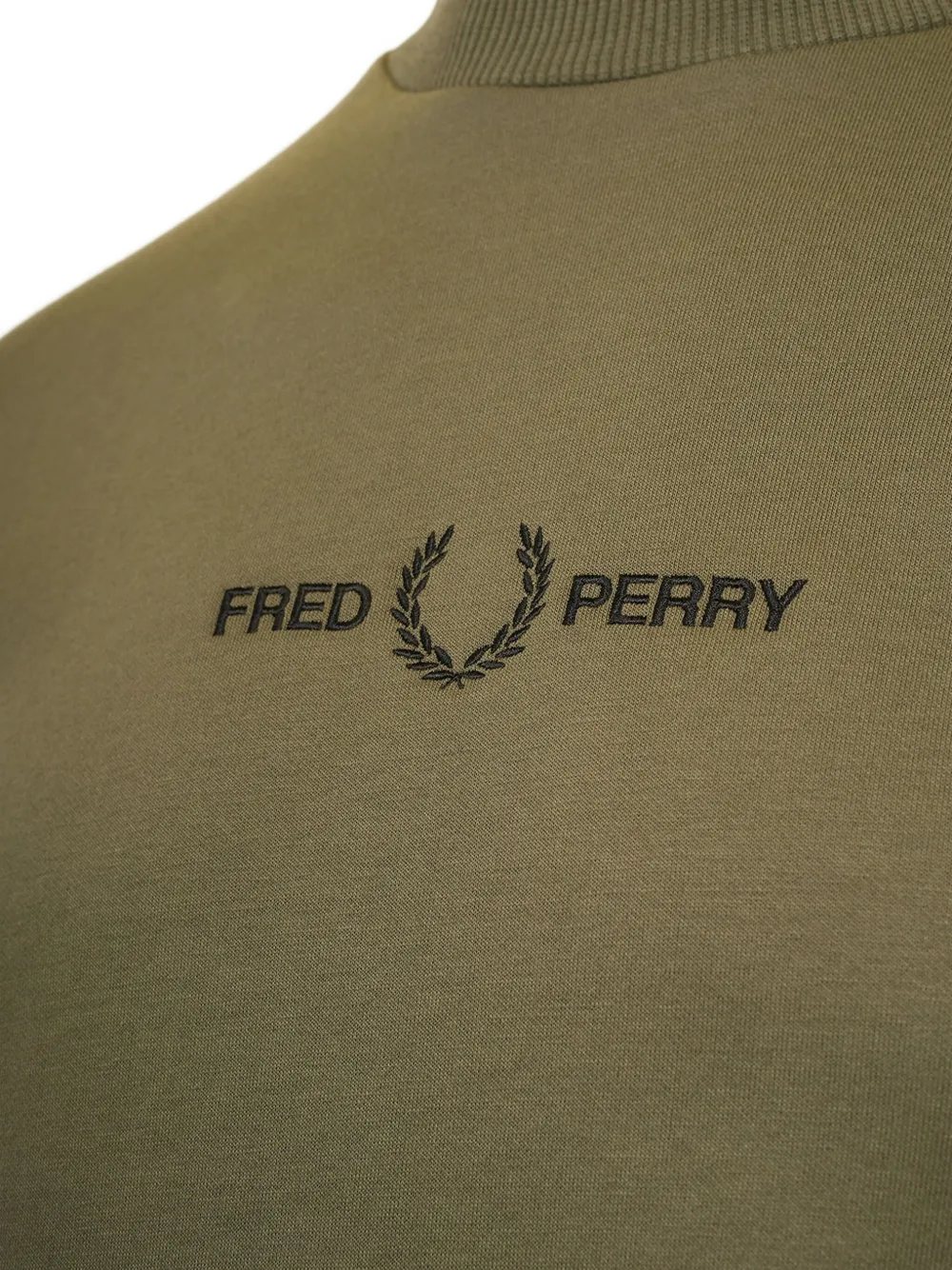 Fred Perry Trui met ronde hals en logo Groen