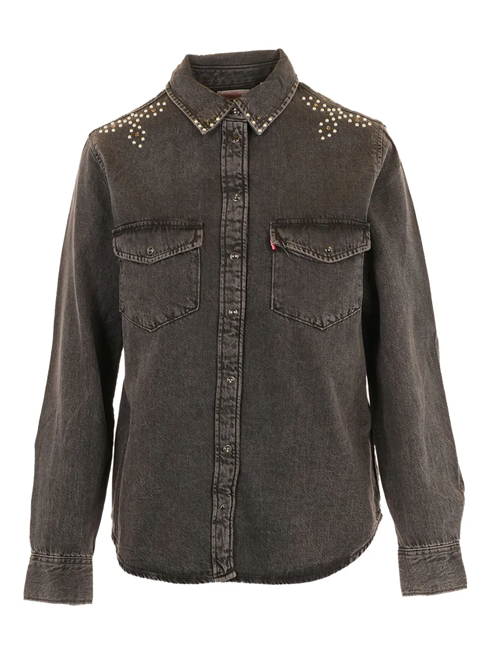 Levi's Cotton Shirt In Gray