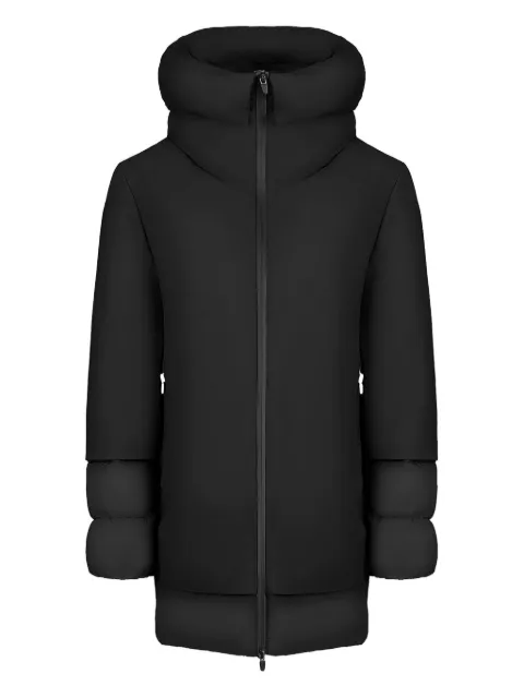 Canadian hooded panelled coat