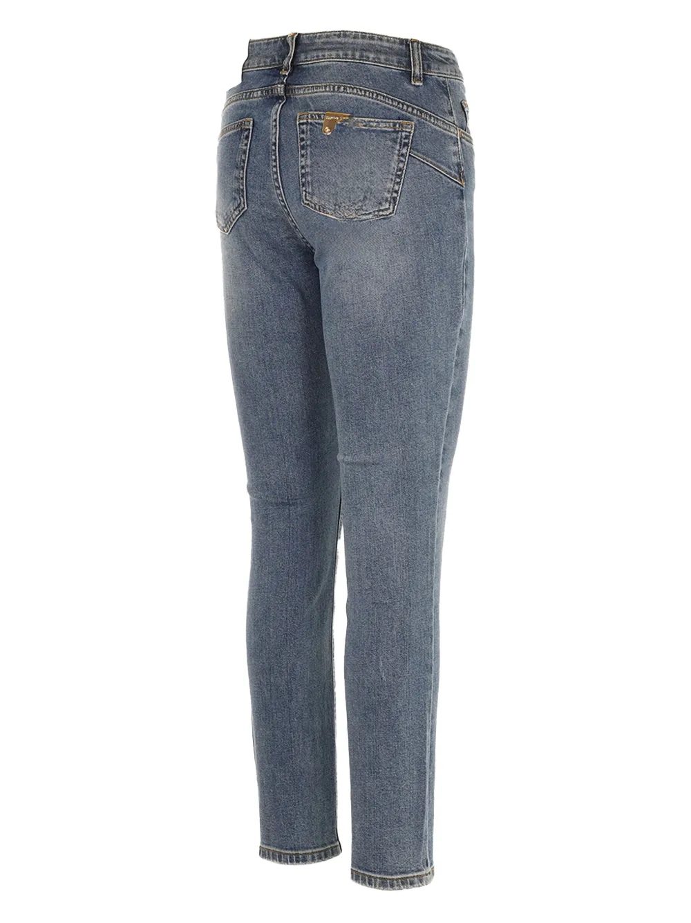 Liu •jo Charm-detail Jeans In Blue