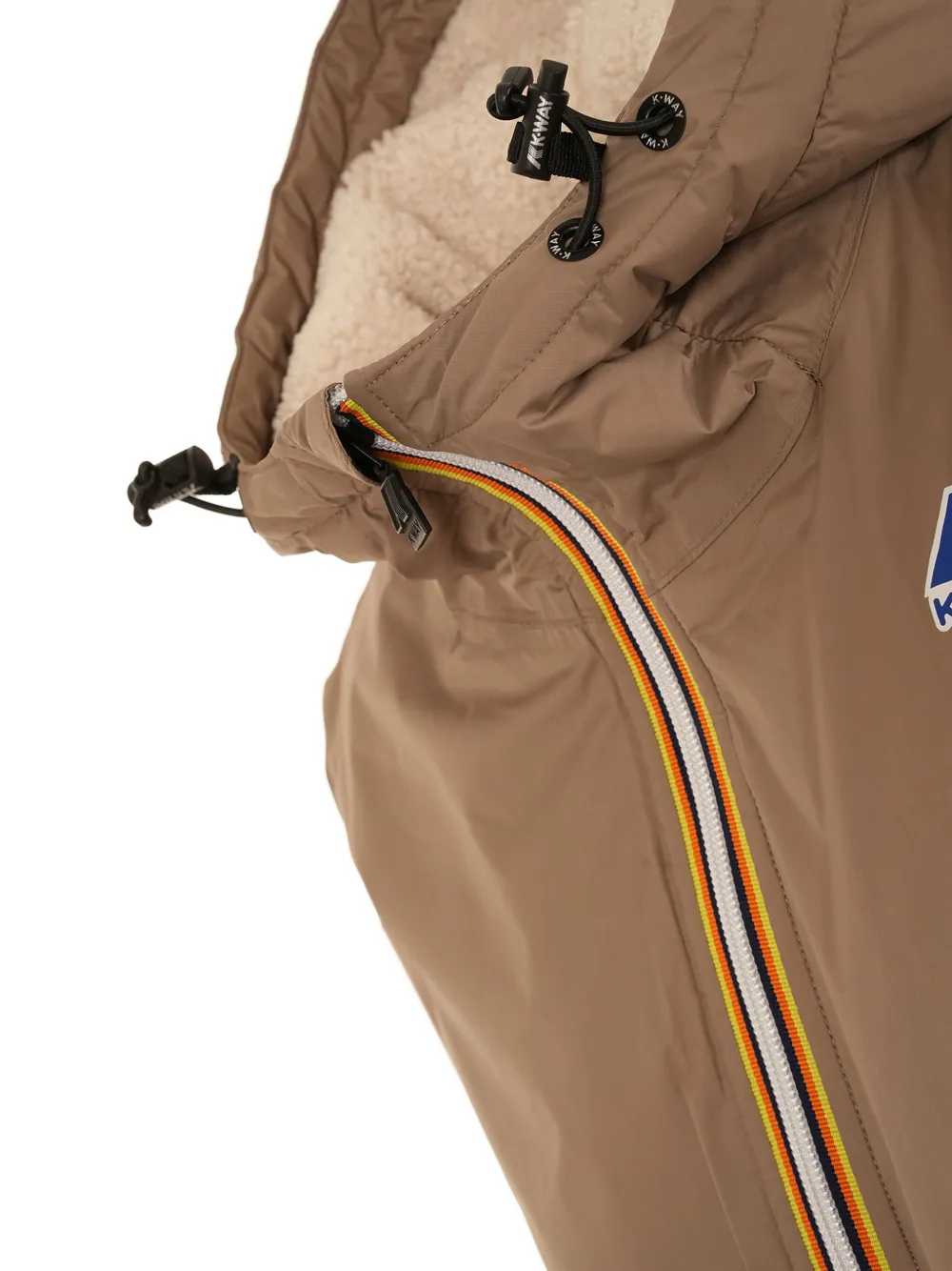 K-Way Le Vrai 3.0 Eiffel regenjas Beige