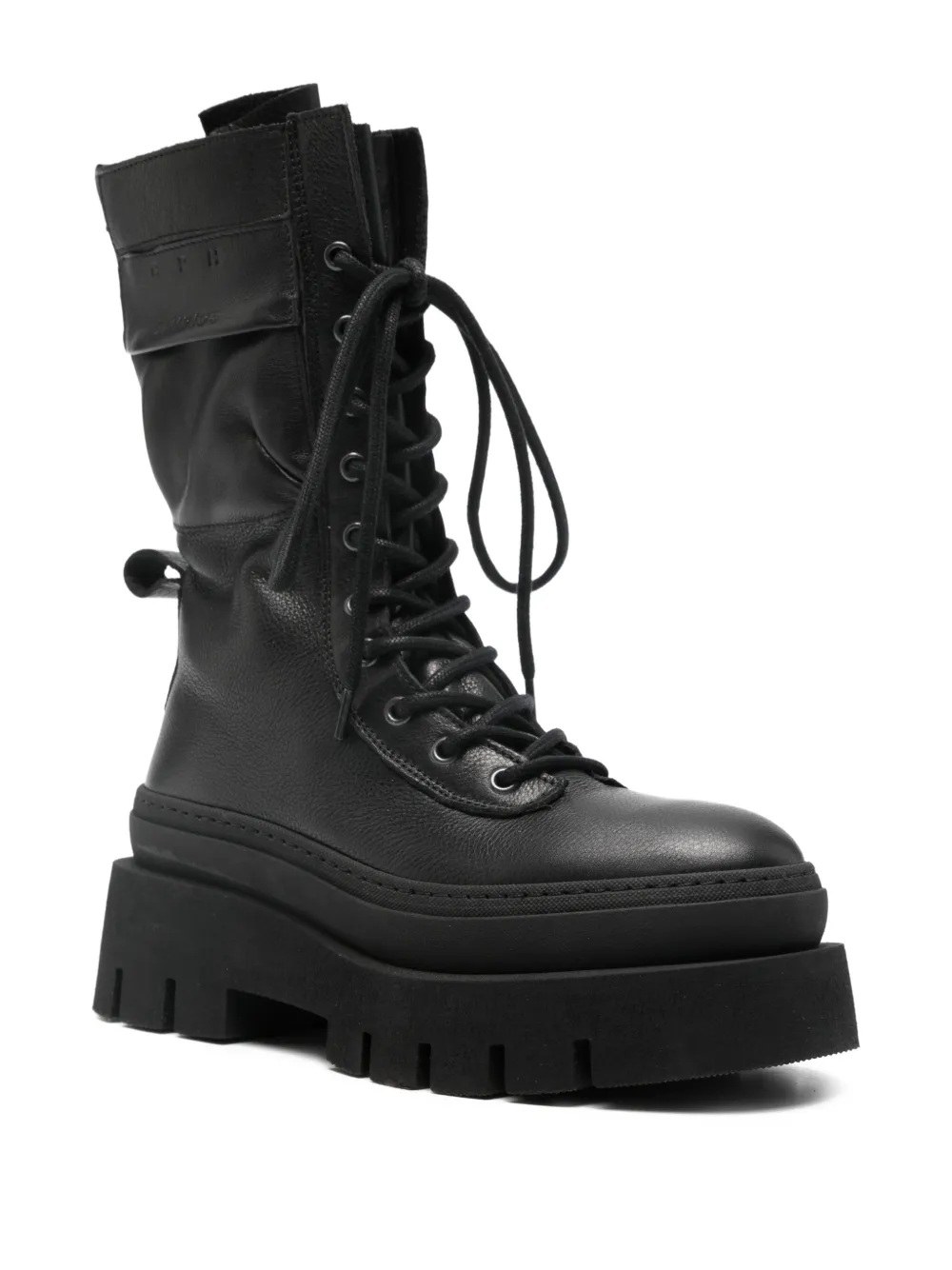 Copenhagen lace-up ankle-length combat boots | Combat Boots | Image 2