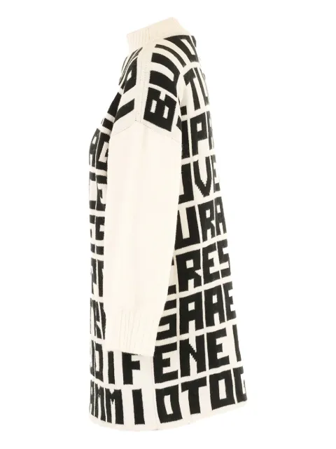 MSGM x Caterina Frongia text-print sweater