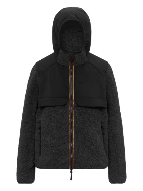K-Way hooded panelled jacket