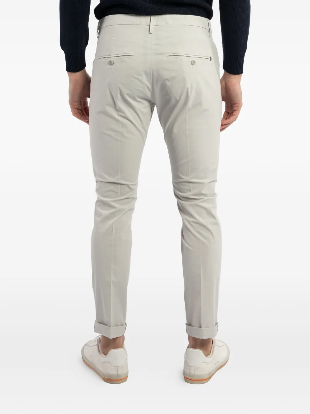Dondup Belt-loops Trousers In White