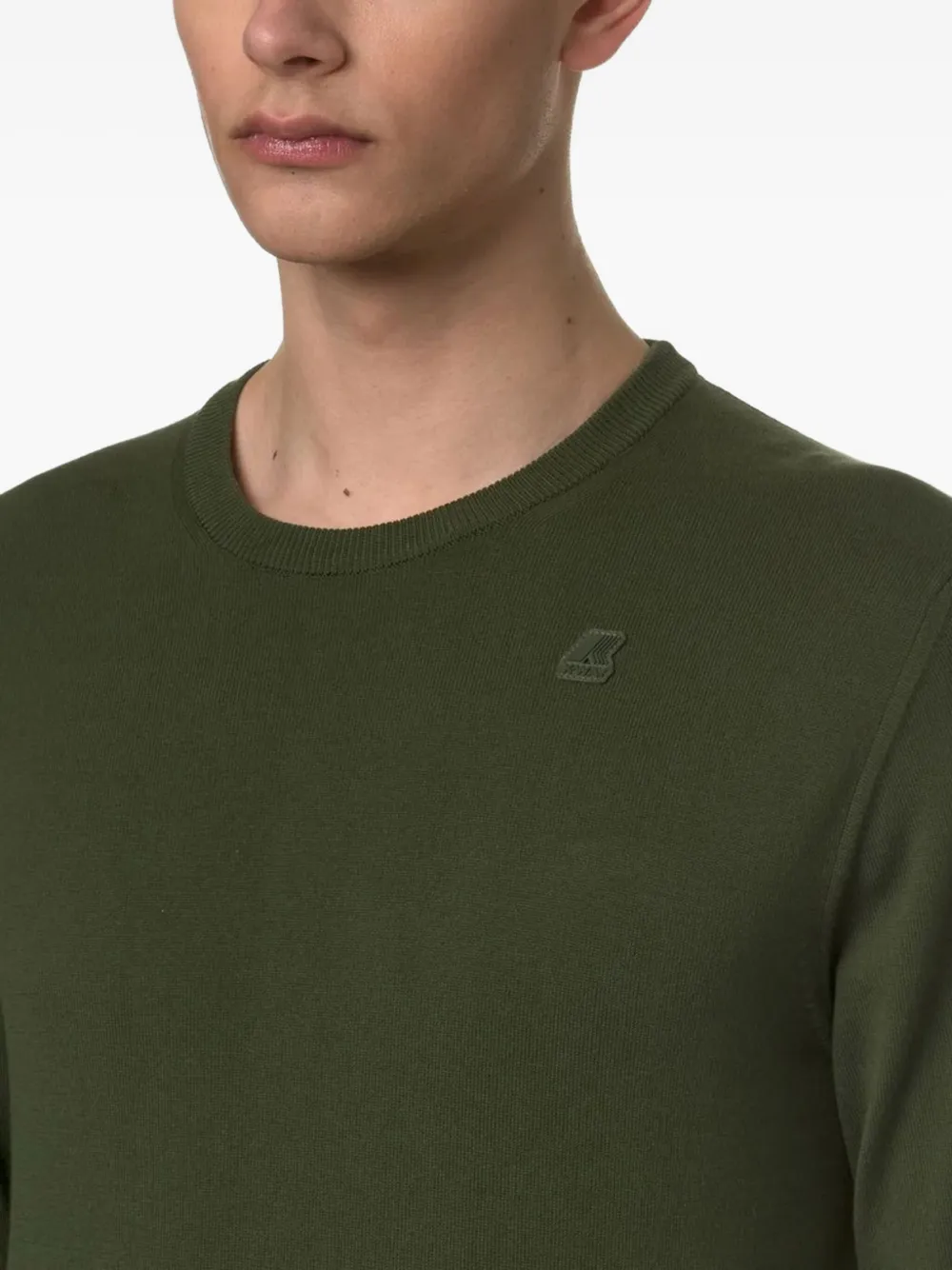 K-way Sebastien Crew-neck Cotton Sweatshirt In Animal Print